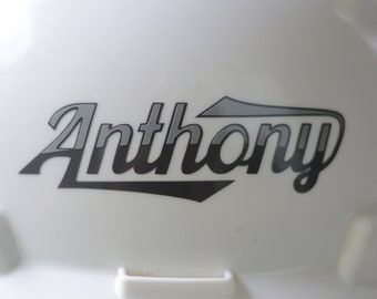 Custom Name Hardhat Decal Sticker