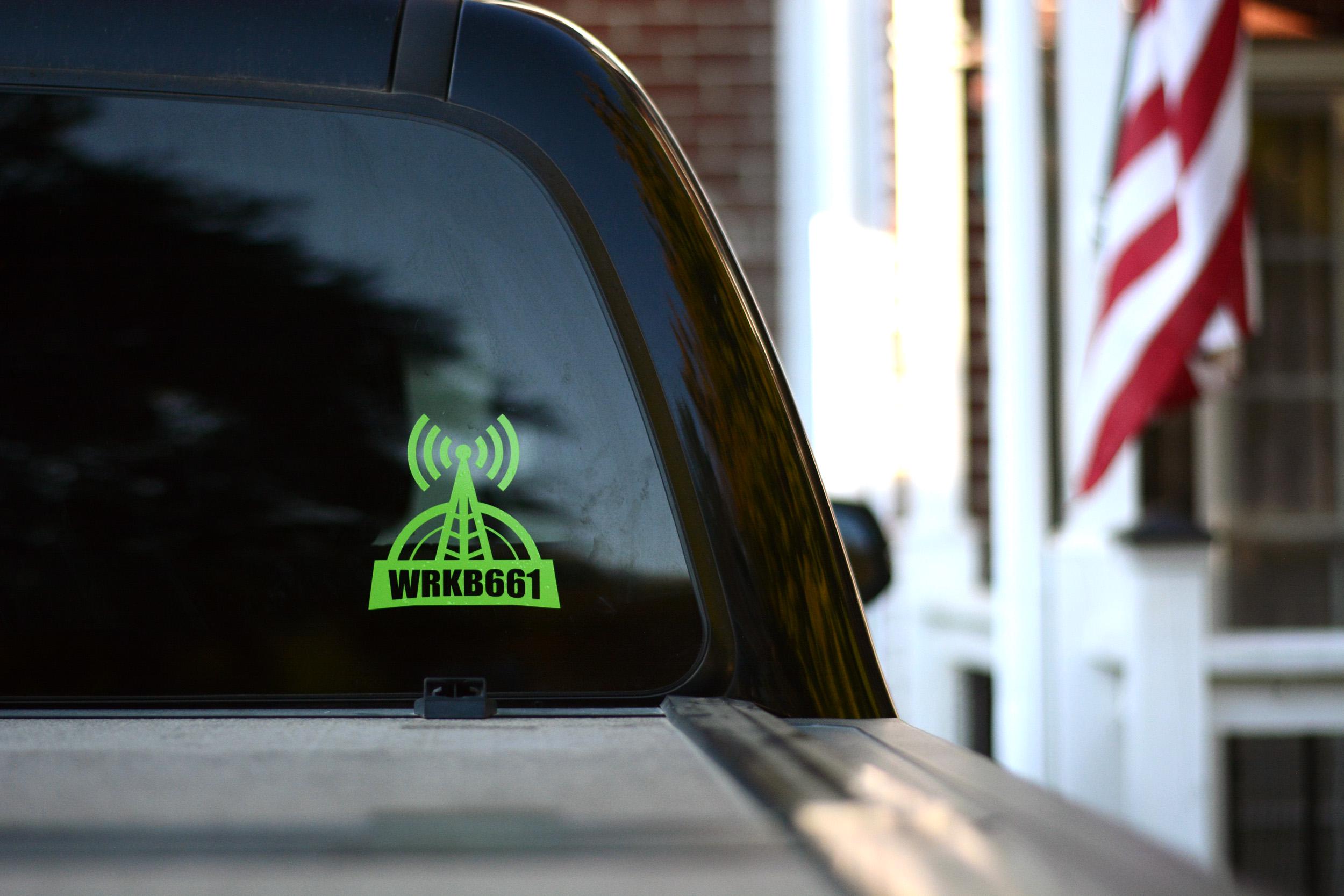 Call Sign Sticker Custom Callsign Car Truck Decal Sticker, Antenna, Radio, Amateur - Etsy