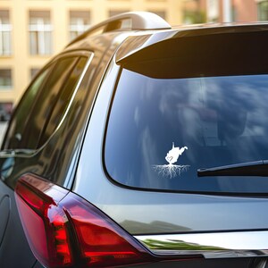 West Virginia With Roots and Heart, Car Truck Decal Sticker - Etsy