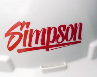 Custom Name Hardhat Decal Sticker Brush