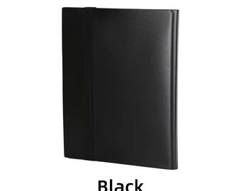 9 pocket 360+ trading collector card binder, Black Red Blue