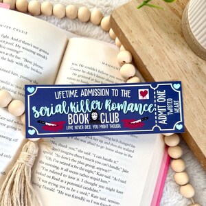 Serial Killer Bookmark | Crime Bookmarks | Reading Bookmark | Books Bookmark | Thriller Bookmark | Murder Mystery | Mystery Bookmarks