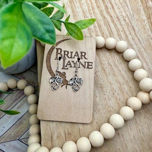 Dragon Earrings | Book Earrings | Fantasy Dragon Earrings | Gifts For Booklovers | Reading Earrings | Bookish Earrings | Romantasy Earrings