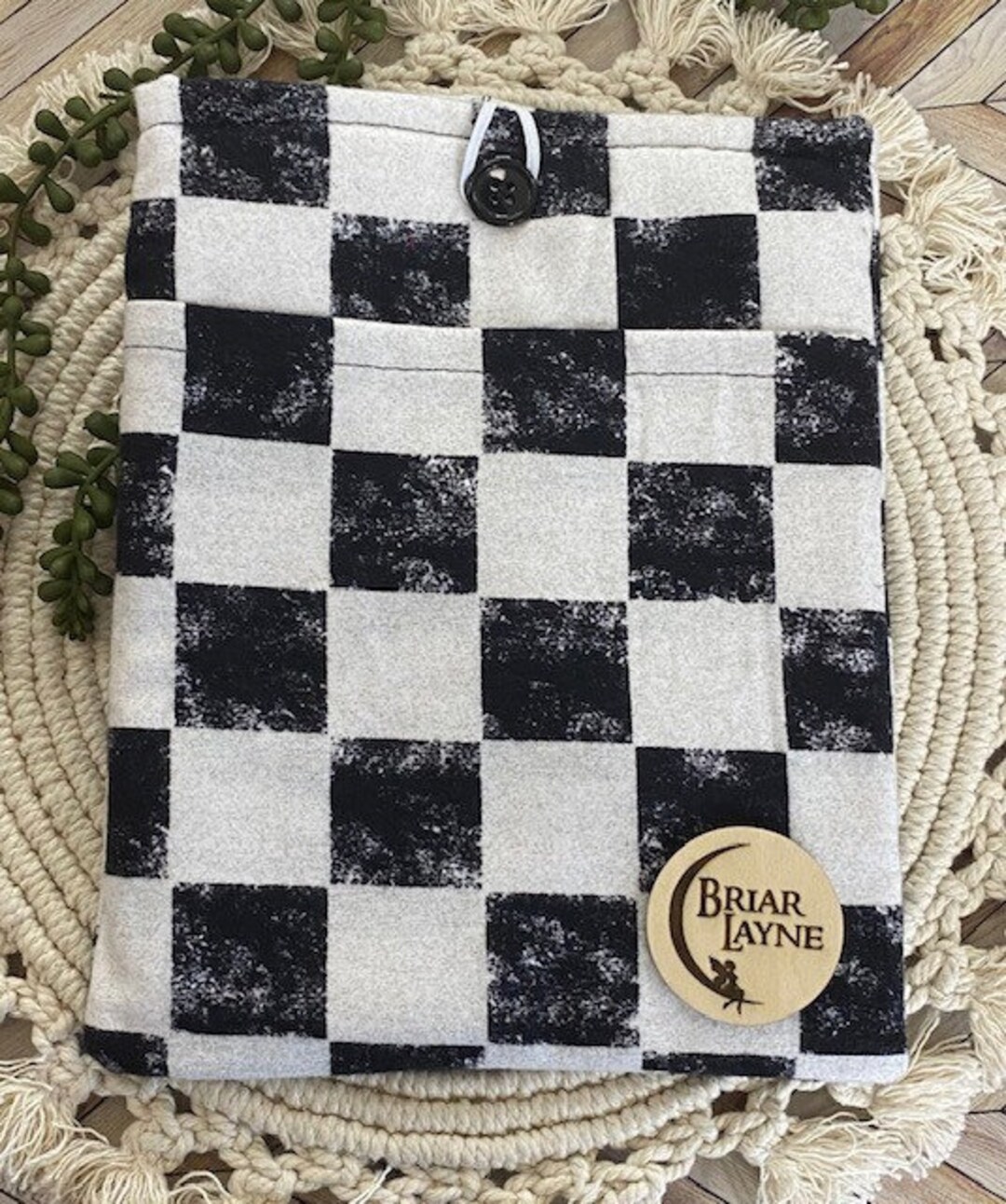 Checkerboard Book Sleeve - Checkerboard Kindle Sleeve - Checkerboard ...