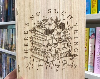 Wooden Bookmark Storage Box | Bookmark Holder | Wooden Book Box | Bookmark Storage Box | Bookmark Box | Storage For Bookmarks | Book Gifts