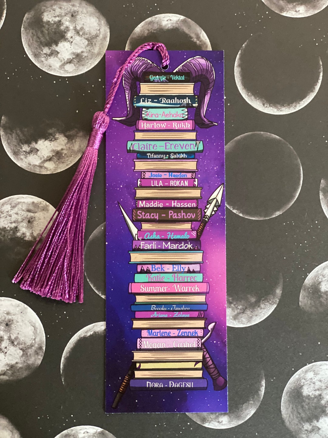 Unofficial Ruby Dixon Ice Barbarians Series Bookmark Etsy