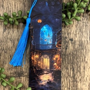 Library Bookmark | Fantasy Bookmark | Mythical Bookmark | Bookish Gifts | Reading Gifts | Book Lovers | Book Addict |