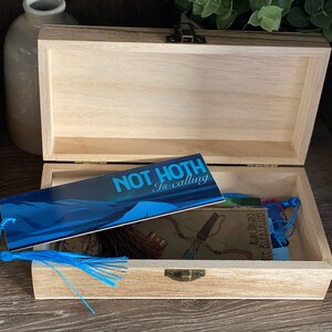 Medium Bookmark Storage Box Laser Engraved Bookmark Storage Box ...