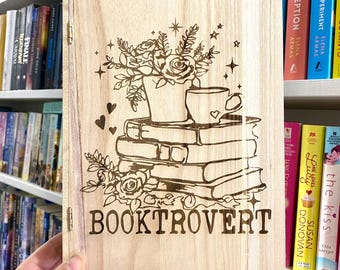Wooden Bookmark Storage Box | Laser Engraved Bookmark Storage Box | Engraved Box | Gifts For Readers | Handmade Storage Box | Trinket Box