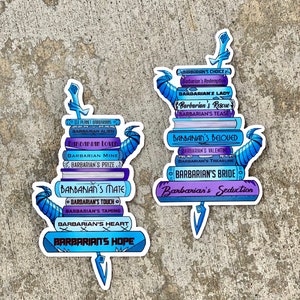 Unofficial Ruby Dixon Stickers | Ice Planet Barbarian Stickers | Ruby Dixon | Ice Planet Barbarians | Ice Planet Barbarian Stickers
