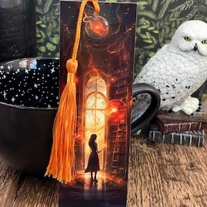 Library Bookmark | Fantasy Bookmark | Mythical Bookmark | Bookish Gifts | Reading Gifts | Book Lovers | Book Addict |
