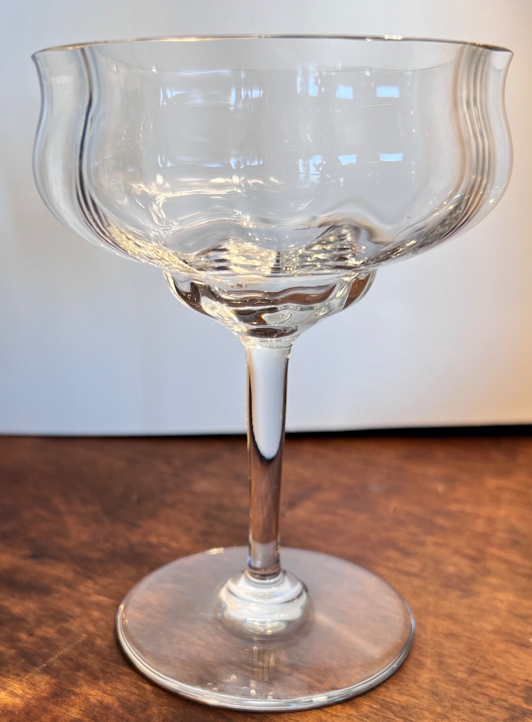 Capri Optic Champaign Glassware by Baccarat Sherbet Dessert Etsy