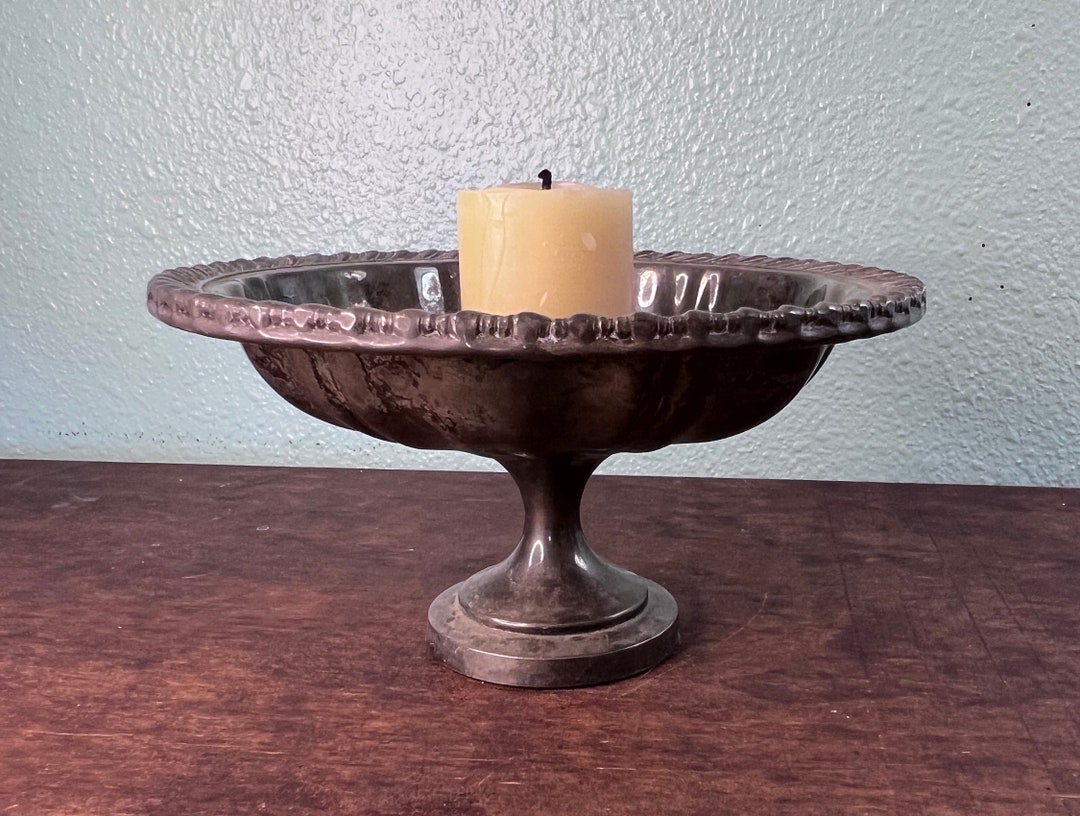Oneida Silversmith Pedestal Candy Dish Silver Plate Pedestal Etsy