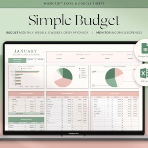 Budget Planner Google Sheets Monthly Budget Spreadsheet Excel Weekly Paycheck Budget Template Biweekly Budgeting by Paycheck Expense Tracker