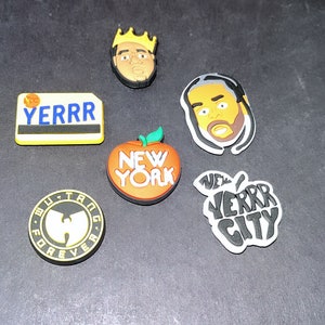 Set of 6 NEW YORK CHARMS
