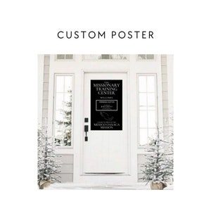 Custom Missionary Farewell Sign: Personalized Celebration Banner (36x24 Printable Digital File
