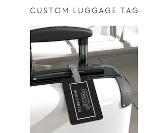 Custom Missionary Luggage Tag: Saffiano Polyester, LDS Gift