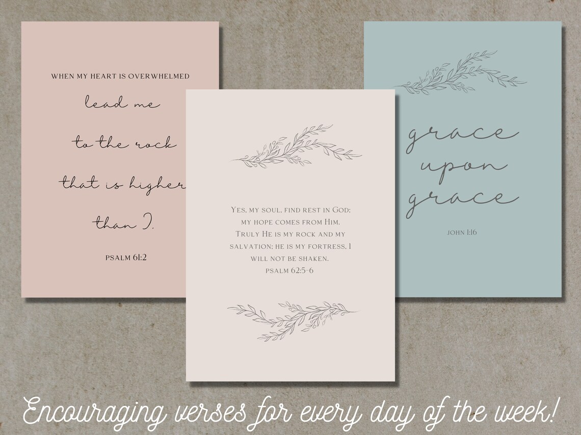 Printable Bible Verse Cards Etsy Printable Bible Verse Cards Etsy