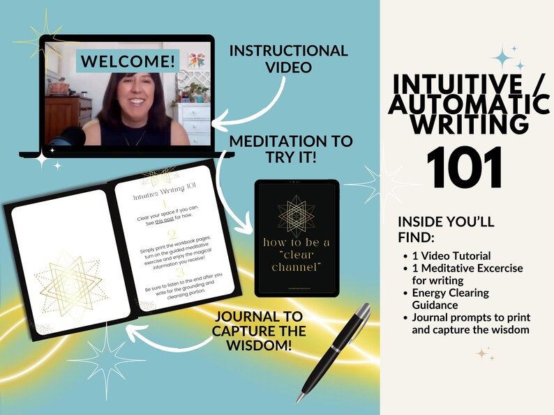 Learn Intuitive / Automatic Writing 101 Tutorial, Lesson, Guided ...