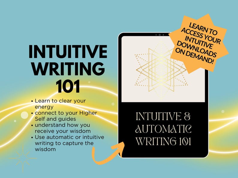 Learn Intuitive / Automatic Writing 101 Tutorial, Lesson, Guided ...