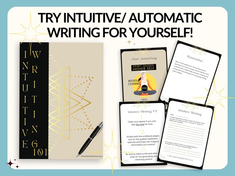 Learn Intuitive / Automatic Writing 101 Tutorial, Lesson, Guided ...