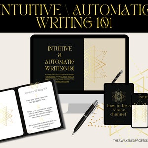 Intuitive / Automatic Writing 101 Tutorial, Guided Meditation and Journal image 1