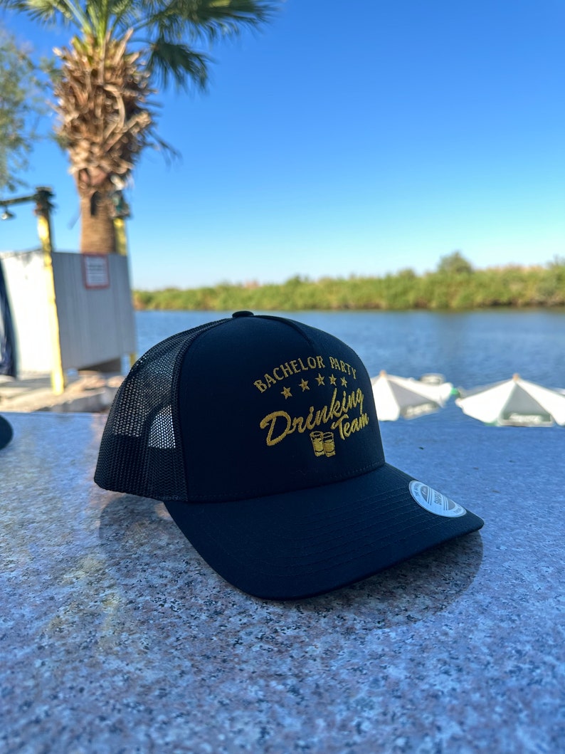 Bachelor Party Hat Custom Embroidered Yupoong Snapback Hats Groom Best