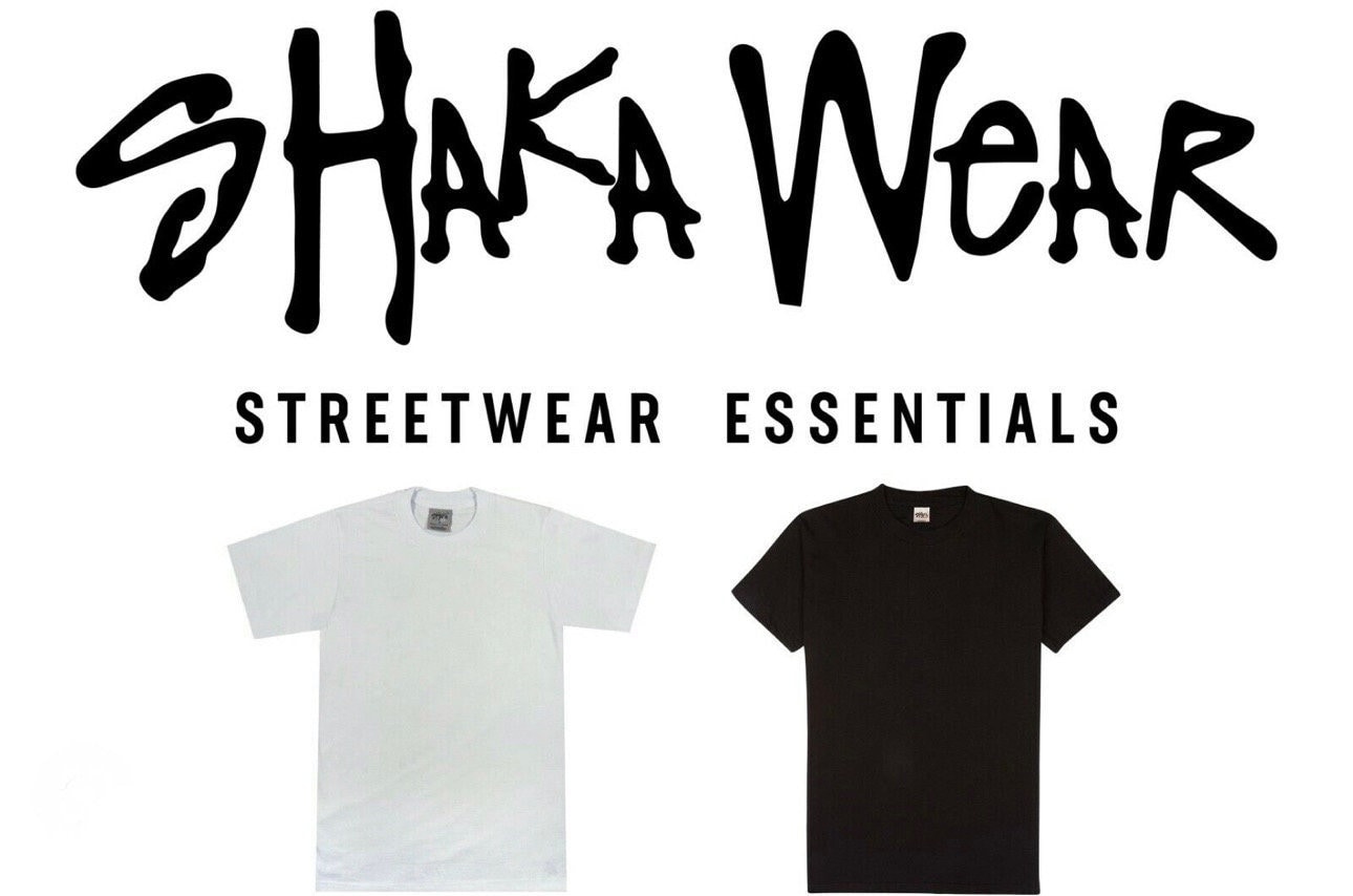 EMBROIDERY High Quality Shaka Wear Max Heavyweight T Shirt, Custom