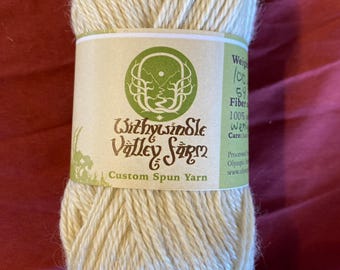 Wensleydale Worsted Yarn- White