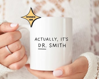 Doctor mok, PHD mok, eigenlijk is het Dr Mug Doctor Gift, Dr Gift, mok voor artsen