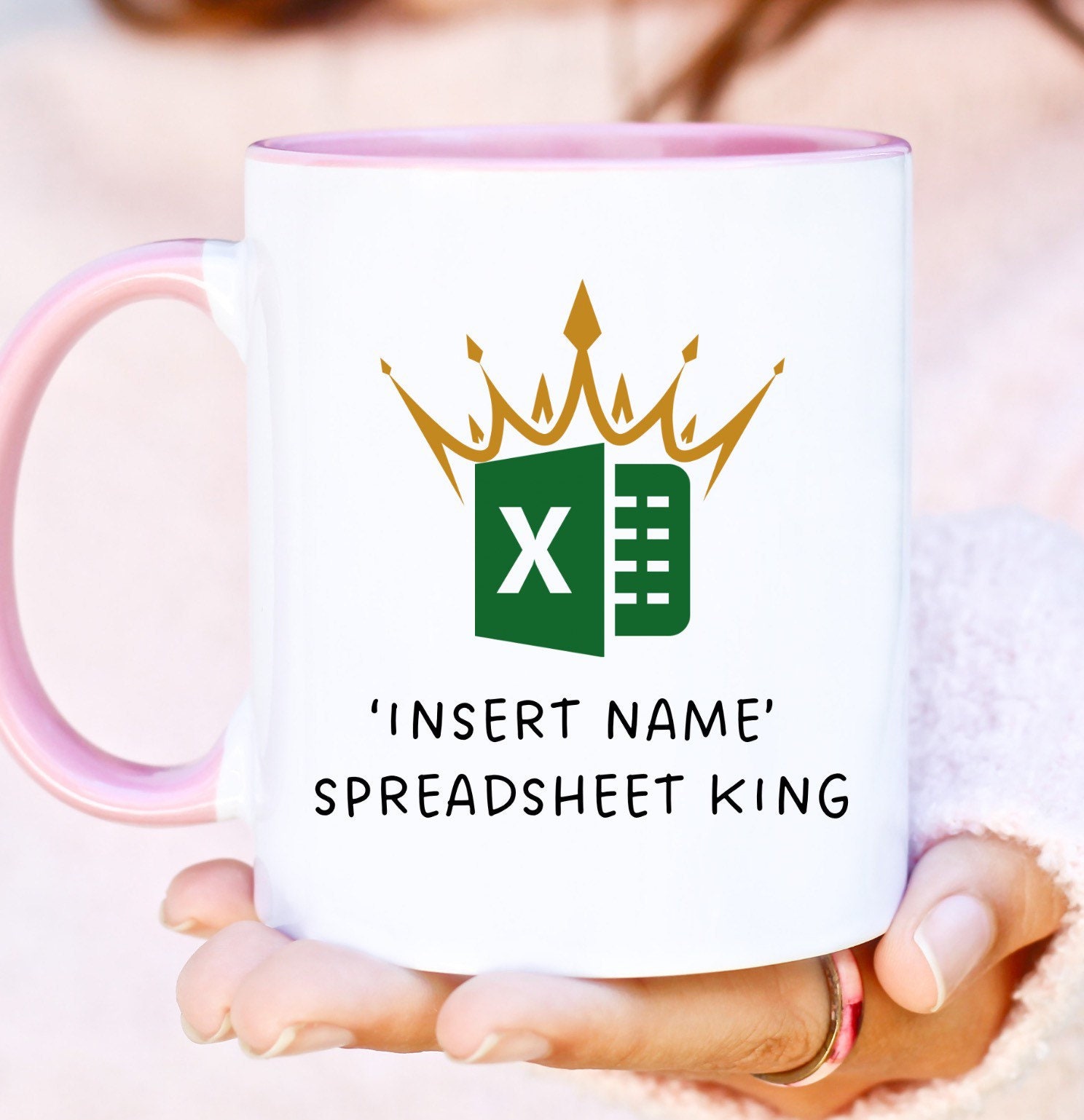 Spreadsheet King Mug Spreadsheet Queen Mug Excel Etsy
