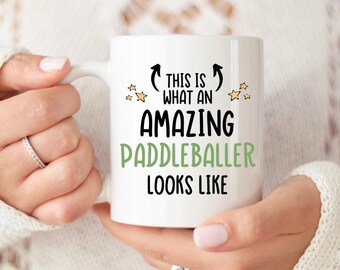Paddle Ball Mug, This is what an amazing Paddleballer  looks like, Gift for Paddle Player, Paddle Mug gift