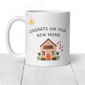 Congrats on your New Home Mug. New house mug. New house gift. New home gift. Housewarming gift