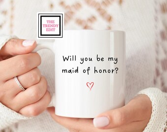 Gift for Maid of Honor. Will you be my Maid of Honor, Wedding Bridal Party Gift, Hen do, Asking bridesmaid, Maid of Honor