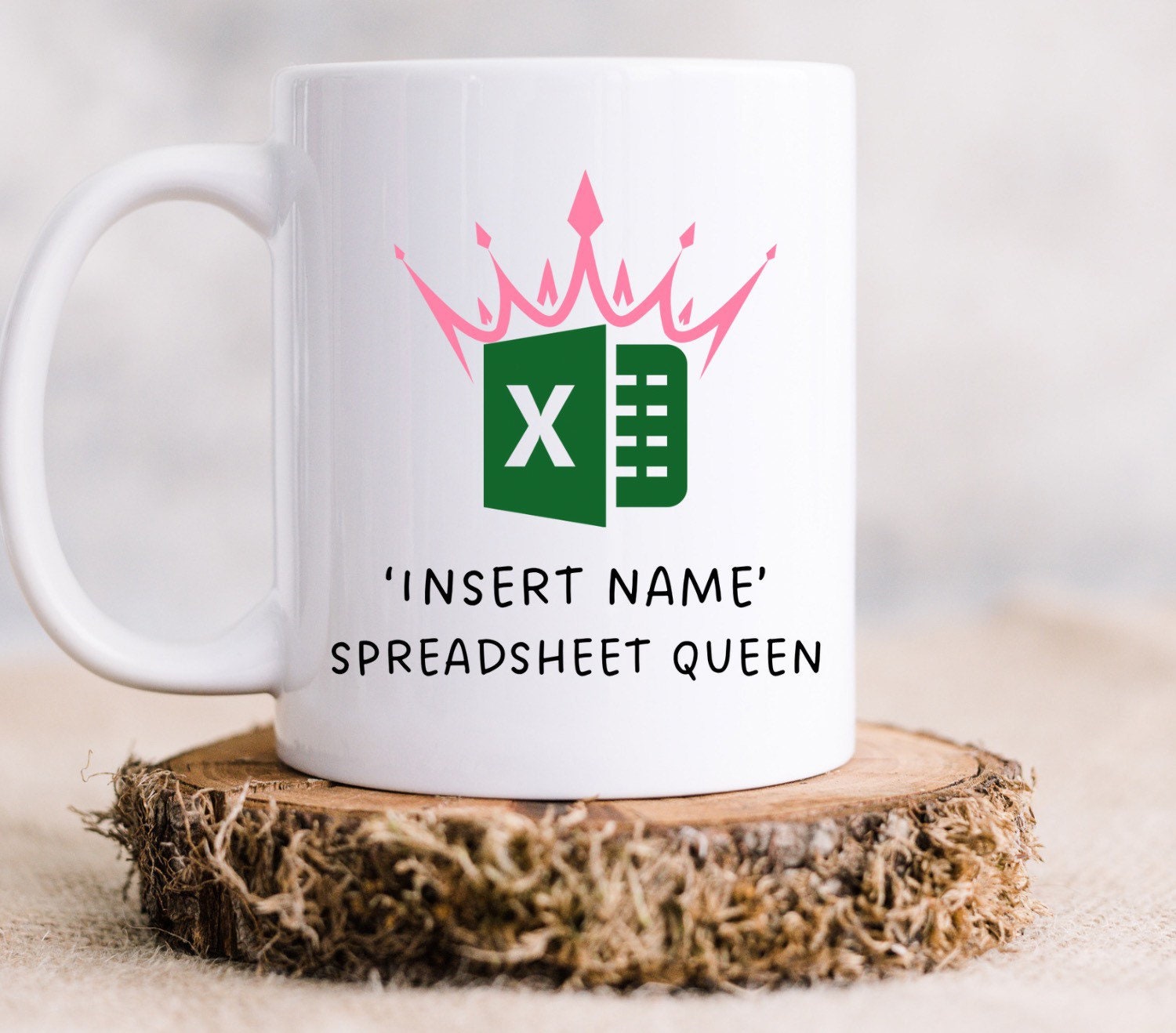 Spreadsheet King Mug Spreadsheet Queen Mug Excel Etsy
