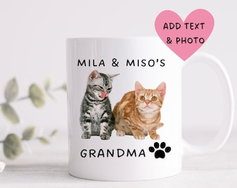 Cat Mug, Personalised Cat Mug, Cat Gift, Gift For Cat Mum, Mum Gift, Gift for her. Cat Dad. Cat lover