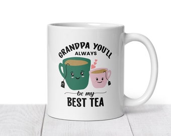 Gift for grandad. Grandpa Gift. Grandpa you will always be my bestie coffee mug. Funny grandad bestie
