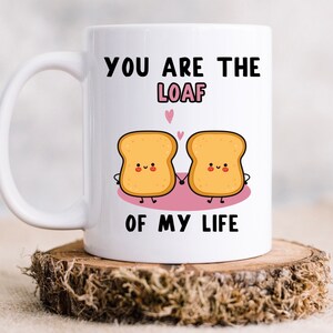 Funny Couples Mug, Girlfriend Gift, Love Mug, funny fruit character mug, relationship gift