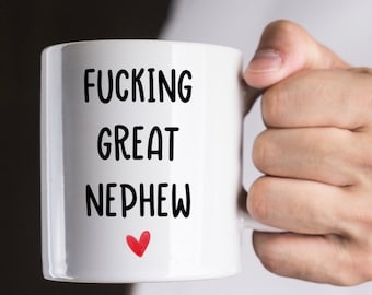 Fucking Great Granny Gift, funny Nana birthday mug, from granddaughter or grandson, Rude Gift