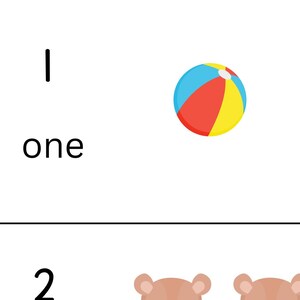 Printable Flashcards for Numbers 1 10 Learn Numbers 1 10 for Pre k to