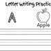 Printable Letter Writing Practice, Learn to Write the Alphabet, ABC ...