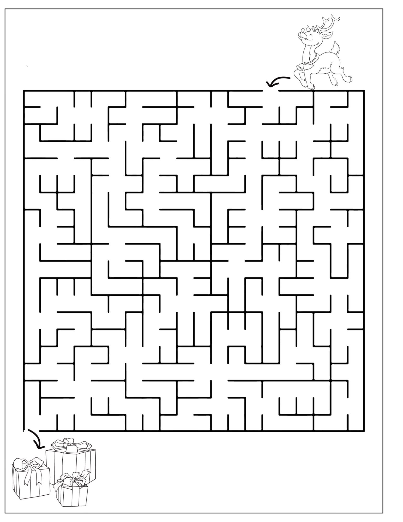 Free Printable Christmas Coloring And Activity Pages