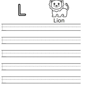 Printable Letter Writing Practice, Learn to Write the Alphabet, ABC ...