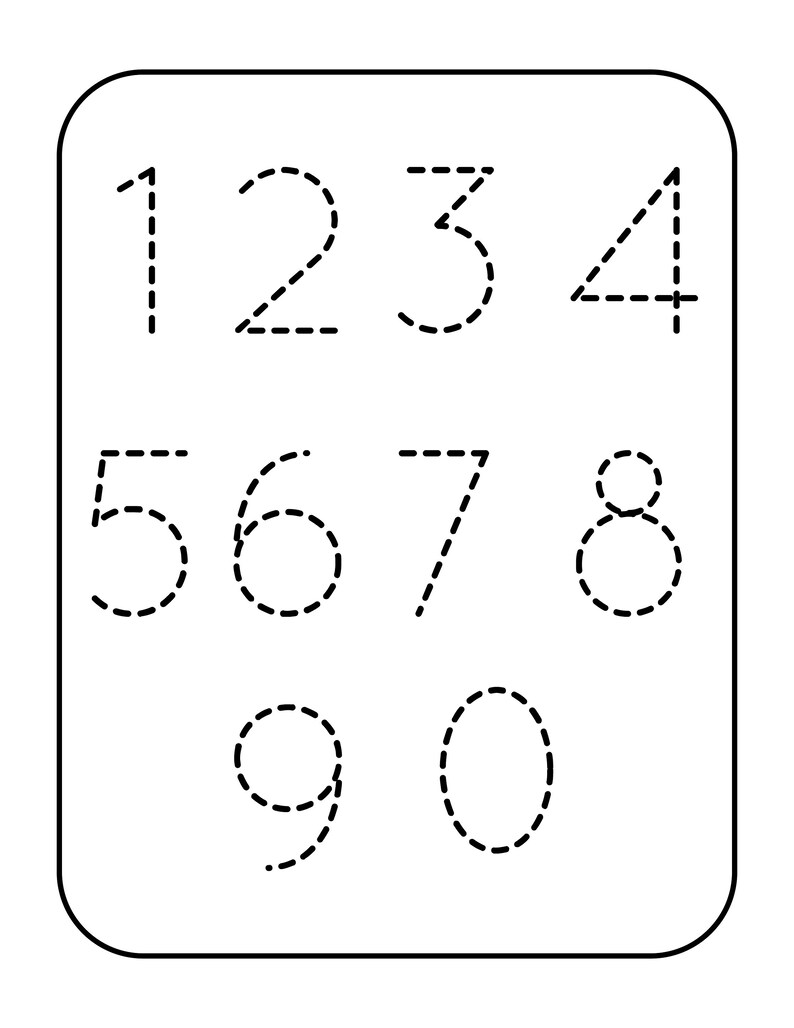 Printable Alphabet Letters and Number Tracing Worksheets, Prek to