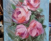 Original Acrylic roses painting