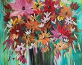 impressionistic flowers