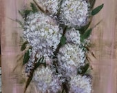 White hydrangeas