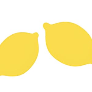 Papiercitroen, papiercitroen, citroenstansvormen, citroenuitsparingen, citroenpapiervorm uitgesneden, citroenvorm uitsnijdingen - 24 stuks
