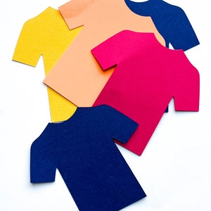 Formato de camiseta de papel, formato de papel de camiseta, cortes de camiseta, recortes de camiseta, recorte de formato de papel de camisa, recortes de formato de camiseta