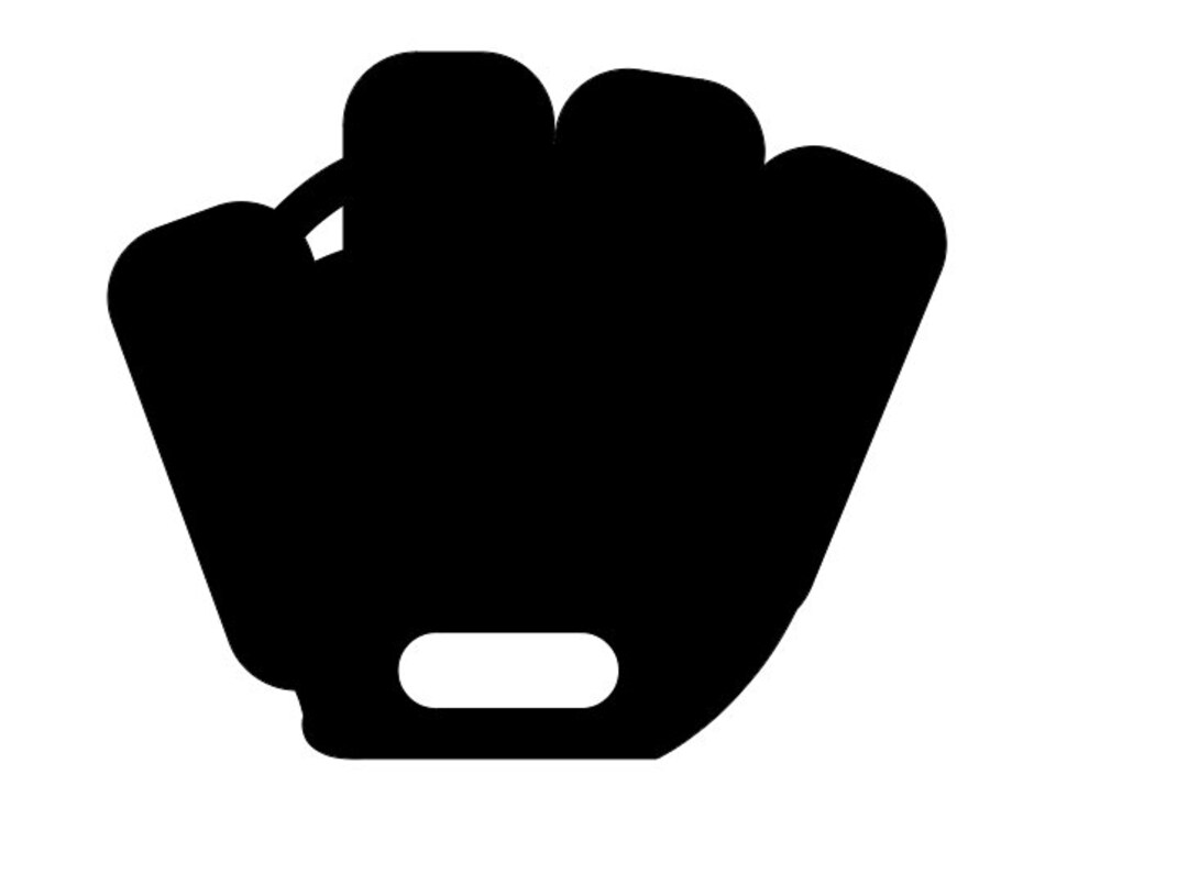 24 Baseball Glove Die Cuts, Baseball Mitt, Baseball Glove Cut Outs